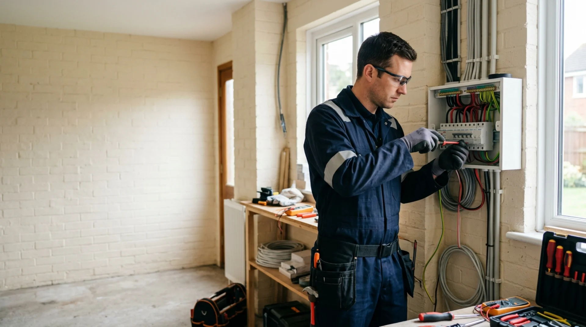 KCS Electrical Ltd electrician working in Princes Risborough