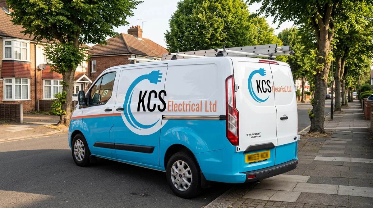 KCS Electrical Ltd van in Princes Risborough
